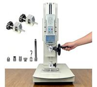 Digital Force Gauge Push Pull Tester, 10-100N High Precision, 270mm Stroke, 5 Probes, 2 Clamps, for Compression and Tension Testing