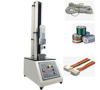 Digital Force Gauge Tensile Testing Machine, Pull Force Tester with 2 Clamps and 5 Probes, 450mm Travel Length for Material Strength Analysis