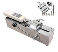 Digital Force Gauge Tester, Manual Horizontal Push Pull Force Tester, 500N Capacity for Educational Use, Scientific Research, Quality Control, Pulling Test