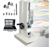 Digital Force Gauge with 5 Probes and Hand Crank Test Bench for Tensile Testing in Textiles, Sports, and Fishing Applications