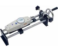 Digital Force Gauge with Horizontal Test Stand, 500N/50KG Hand-Cranked Push Pull Meter for Force Measurement, Compression Tension Testing in Engineering Quality Control & Manufacturing,20KG 200N