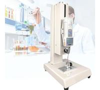 Digital Force Test Stand, Push Pull Gauge, Hand Wheel Operated, Manual Compression Tension Testing, Clear Display, Versatile Applications, 500N Capacity