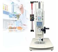 Digital Force Test Stand, Push Pull Gauge With Clear Display, From 10n To 2000n Capacity, 270mm Stroke, Hand Wheel Operated For Compression And Tension Testing, Usb Data Export(With ruler,500N)