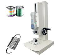 Digital Force Tester, Desktop Tensile Testing Machine, Portable Gauge for Compression & Tension Testing, 5 Probes, 2 Clamps, 270mm Stroke, 1000N Capacity