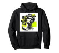Digital Fragmented Classical Bust Art Pullover Hoodie