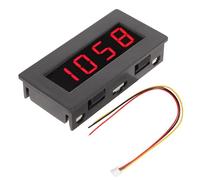Digital Frequency Meter meter, 8 to 15V Tachometer, 0.56 in 4 LED Digital Di, 5 to 9999 Motor Tachometer with S Interference for Industrial and DIY Use (Red)
