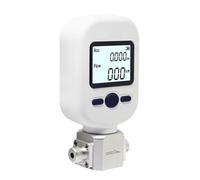 Digital Gas Flow Meter, Nitrogen Flow Meter, Portable Gas Mass Air Flow Meter, Compressed Air and Oxygen Flow Rate Meter Tester, Range 0-20L/min (MF5706)