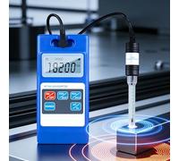 Digital Gauss Meter, ±1% High Accuracy Gaussmeter with Probe, Range 0-20000Gs, LED Display, MT/Gs Unit Conversion, Data Storage, for Factory Magnetic Field Testing