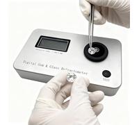 Digital Gemstone Refractometer, Jewelry Authenticity Tester 1.300-3.000 RI Range, 700mAh Battery for 10000 Tests, Error ±0.005, Accurate for Novice and Expert