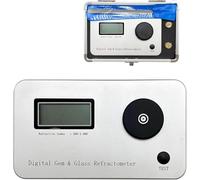 Digital Gemstone Refractometer, Professional Jewellery Refractive Index Tester with ±0.005 Accuracy for Identifying Diamonds, Gemstones, Jade, Crystal and Precious Stones