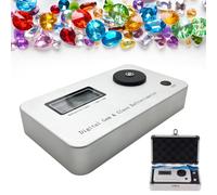 Digital Gemstone Refractometer,Professional Jewelry Tester Identification Tool,Measurement Error: ±0.005&Accuracy: 0.001&refractive Index 1.300-3.000,for Jewelry,Jade,Crystal
