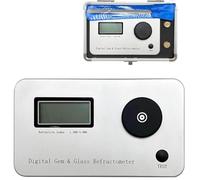 Digital Gemstone Refractometer, Refractive Index 1.300-3.000, ±0.005 Error, 0.001 Accuracy, for Jewelry Testing & Identification