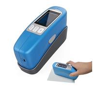Digital Gloss Meter 60 Degree Gloss Tester Single Angle Portable Gloss Tester Meter with 60 Degree Measuring Range 0 to 1000 GU, for Paint Leather Plastic Metals Ceramics Tile,Blue