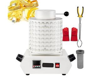 Digital Gold Melting Furnace, 2000W Fast Melting, Advanced PID Temperature Control, Includes Premium Graphite Crucible And Safety Gear