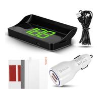 Digital GPS Speedometer Car HUD, Heads Up Display With Real-Time Speed, Auto Gps Speedometer MPH with USB Car Charger Plug and Play for All Cars