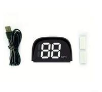 Digital GPS Speedometer, Car HUD Headup Display, KMH And MPH Real-Time Speedometer With Large LED Sunshade USB Data Cable(MPH White)