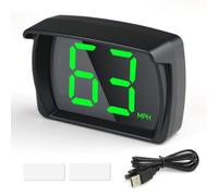 Digital GPS Speedometer Car MPH, Heads Up Display for Car Truck Motorcycle, Real-Time HUD Speed Display with LED Screen, Plug & Play USB, Universal GPS Speed Tracker with Clear Font