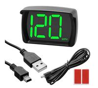 Digital GPS Speedometer Car MPH, Universal Car HUD Headup Display with Clear Font LED Screen, Real-Time HUD Speed Display USB Plug & Play GPS Speed Tracker for Car Truck SUV Motorcycle (MPH)