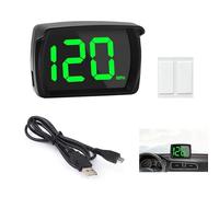 Digital GPS Speedometer HUD with LED Display for Cars, Trucks, Motorcycles - Large Font MPH Head-Up Display, Plug & Play USB Connection, Accurate Speed Tracking for Vehicles, Universal Fit (MPH)