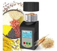 Digital Grain Moisture Meter with Voice Broadcast, Portable Tester for Accurate Moisture and Temperature Readings in Wheat and Soybean
