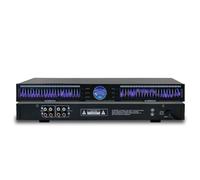 Digital Graphic Equalizer 22 Bands with 10 Preset Effects, Independent Low/Mid/Treble Adjustment, Ideal for Recording Studio, Bar, Stage
