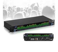 Digital Graphic Equalizer with 31 Bands, 10 Preset Effects, Adjustable Bass for Audio Enhancement in KTV, Studio, and Home Use