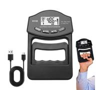 Digital Grip Tester 400lbs/180k Electronic Rechargeable Portable Digital | Forearm Grip Strengthener Exerciser for Sports Home School Competition Outdoor Hospital