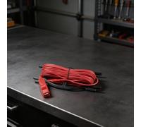 Digital Ground Resistance Meter Accessories, 3 Testing Wires and 2 Auxiliary Earth Bars for Soil Resistivity Measurement, Electrical Grounding Inspection Tools