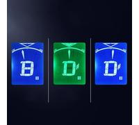 Digital Guitar Tuner Clip-On for Bass Ukulele Violin, LCD Screen Chromatic Tuner with ±1 Cent Accuracy, Auto Power Off, Compatible