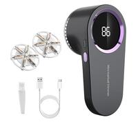Digital Hair Trimmer Portable Fabric 500mA Pilling Removal Device with Six-Leaf Cutter 3 Adjustable Modes Powerful Efficient Lint Fuzz Remover for Clothes Garments Blankets Sofas