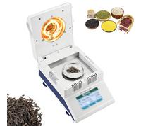 Digital Halogen Moisture Analyzer, Electronic Moisture Tester with Touch Screen, Grain Measuring Instrument Equipment, Automatic/Timed Dual Mode, for Fast, Accurate Testing in Lab(50g/0.005g)