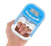 Digital Hand Dynamometer - Grip Strengthener Measurement Meter with Auto-Capture, 90kg/198lbs Capacity, Adjustable Handle, LCD Display, Sports & Clinical Use (Blue)