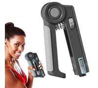 Digital Hand Grip Strength Trainer, Grip Strength Tester - Electronic Finger Grip Strength Trainer Dynamometer - Adjustable Digital Manual Training Meter