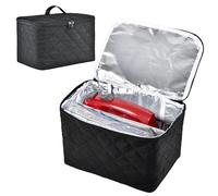 Digital Hand Mixer Carrying Bag for KitchenAid 5/6/ 7/9 Ultra Power Speed Hand Mixers, Portable Travel Storage Case Bag with Handle for Kitchen Aid Mixer Accessories (Box Only) (Black)