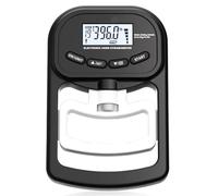 Digital Hand Strength Gauge, 396 lb/180 kg, Black Hand Dynamometer, Grip Strength Trainer with USB Charging Cable, Grip Strength Trainer, Electronic Grip Strength Gauge, Large LED Screen (Black