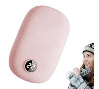 Digital Hand Warmer, Rechargeable Hand Warmer - 3 Speed Hand Warmer with Fast Heating Power Bank | Portable Pocket Heater, Effective Electric Hand Warmer for Lovers, Families