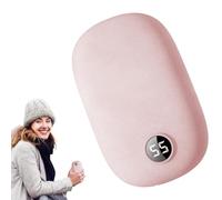 Digital Hand Warmer, Rechargeable Hand Warmer,Electric Hand Warmer Power Bank 3 Speeds | Smooth Portable Hand Warmer, Electric Hand Warmer for Friends, Families