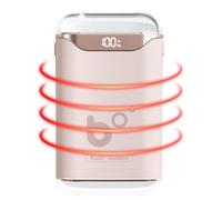 Digital Hand Warmers - Pocket Hand Warmers, Winters Hand Warmers | Rechargeable Outdoor Hand Warmers For Winter, Safe Long Heat LED Digital Display Electric Hand Warmers