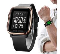 Digital Hand Watch | Waterproof LED | Men's Watch Digital Square,for Husband Boyfriend Wife Girlfriend Birthday Christmas New Year Dating Commuting Business Travel