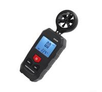 Digital Handheld Anemometer with Temperature and Humidity Sensor, 6 Units for Wind, Portable Air Flow Meter for Sailing, Hiking, and Outdoor