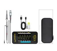 Digital Handheld Oscilloscope 3.2 in Color Display Tester for Accurate Signals Analysis in Various Application Data Storage Oscilloscope
