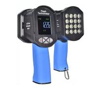 Digital Handheld Stroboscope Tachometer Speedometer, Portable High Accuracy Measurement 60-99999 RPM, 0.001% Accuracy for Fan Motor Engine Tire