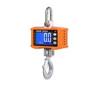 Digital Hanging Crane Scale 1000kg/2204lbs - Heavy Duty for Construction Site, LCD Backlight, Industrial Hook Scales, Sturdy & Safe