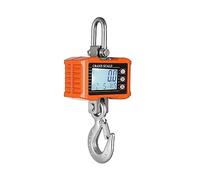 Digital Hanging Scale 1000kg/ 2204lbs Heavy Duty Crane Scale LCD Backlight Industrial Hook Scales Unit for Construction Site