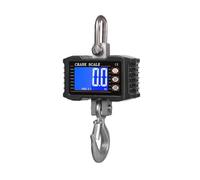 Digital Hanging Scale 1000Kg/2204Lbs Lcd Backlight Hook Scales Unit Change/Data Hold For Construction, Factory, Farm Easy To Read Data,Black