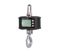 Digital Hanging Scale 1000Kg/ 2204Lbs Portable Heavy Duty Lcd Backlight Industrial Hook Scales Unit Change/Data Hold For Garage Farm,Black-1000kg/2204lbs