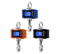 Digital Hanging Scale 1000kg Industrial Crane Hook Scale,With LCD Backlight Aluminum Alloy Shell For Warehouse Dock And Steel Weighing(blue)