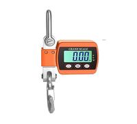 Digital Hanging Scale 500Kg/300Kg Portable Crane Scale Heavy Duty Crane Scale LCD Backlight Industrial Hook Scales Unit Change(500kg Orange)
