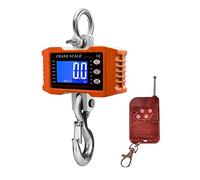 Digital Hanging Scale with Remote Control 1000kg 2204lbs Portable Heavy Duty Crane LCD Backlight Industrial Scales Unit Change Data Hold Tare Zero for Construction Site Travel Market Food Steel Indust