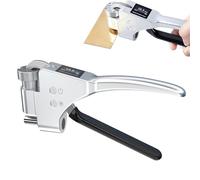 Digital Hardness Tester, Portable with Auto Data Lock, Stores 9 Readings, Multi-Scale Conversion for Aluminum, Steel, Copper, Rechargeable for Quality Control and Lab Use